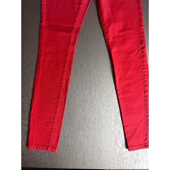 Club Monaco Red Skinny Jeans Women's Size 4 Inseam 29" Stylish Denim - Picture 2 of 7
